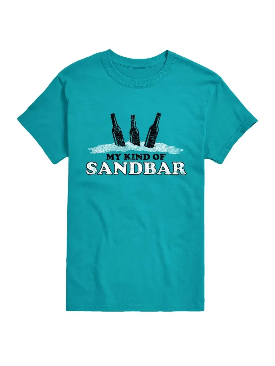 Футболка с принтом My Kind Of Sandbar Bottles AIRWAVES — изображение 1 из 3, синий