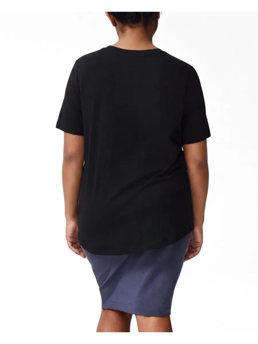 Женская футболка большого размера Signature Tee Rex Universal Standard — изображение 2 из 3, черный