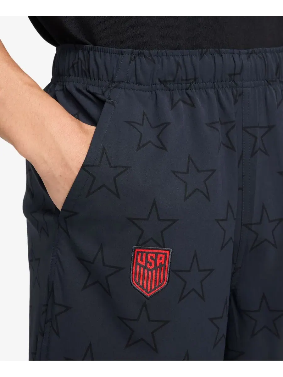 Брюки спортивные Dri-FIT с принтом Nike — изображение 2 из 3, темный/красный