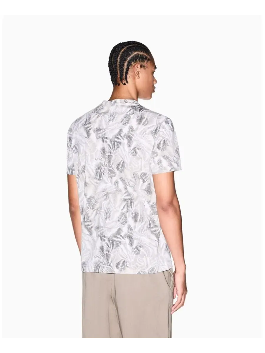 Футболка с принтом IBIZA X Leaf Print A|X Armani Exchange — изображение 4 из 5, мульти
