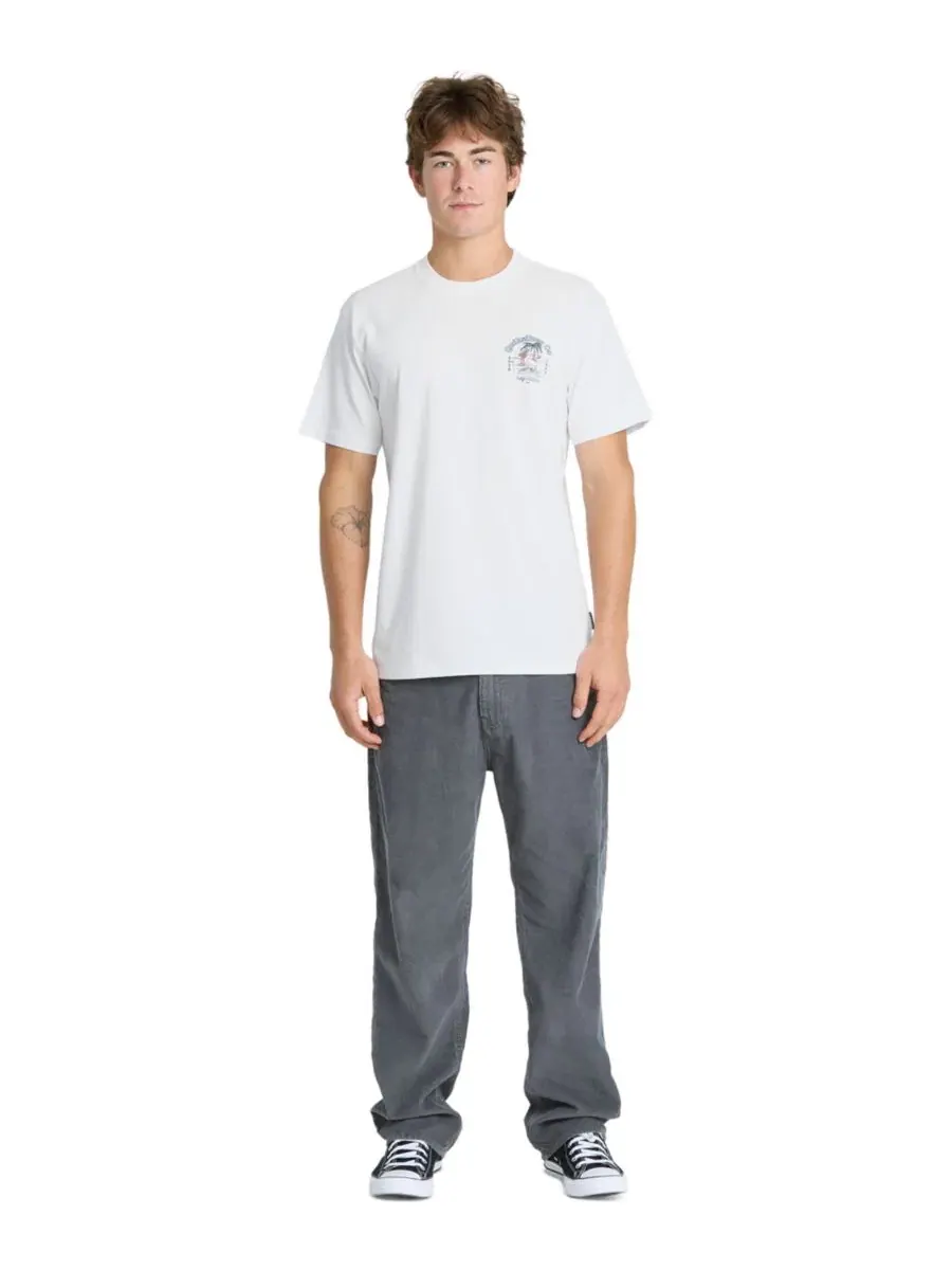 Футболка с принтом Crewneck Graphic Quiksilver — изображение 2 из 4, белый