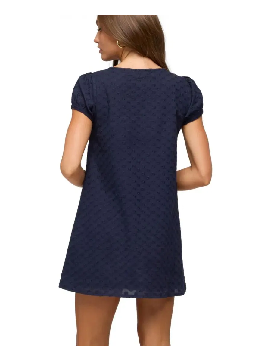 Платье мини Mariella Lacey Eyelet Edikted — изображение 2 из 5, темно-синий