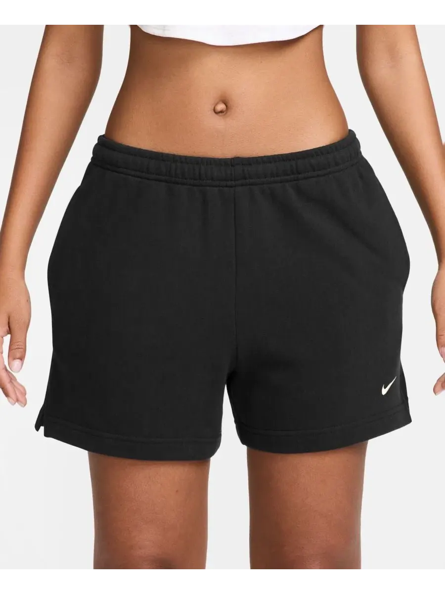 Шорты для активного отдыха Studio Fleece Nike, Ttlblk/Sai — изображение 1 из 4