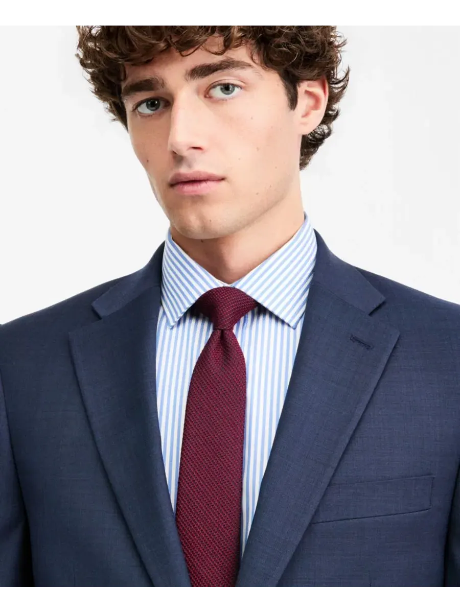 Костюм-тройка мужской с жилетом, Modern Fit Tommy Hilfiger — изображение 3 из 4, синий