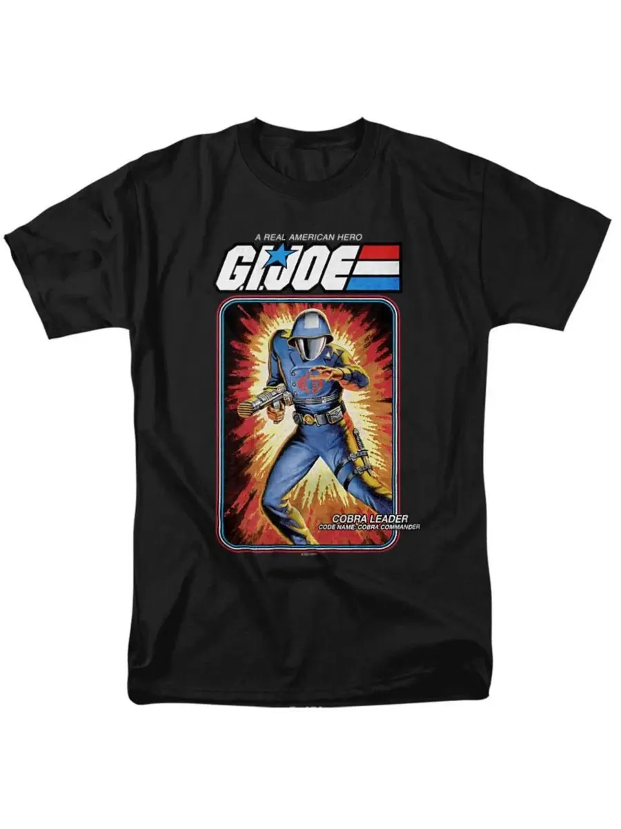 Футболка с принтом G.I. Joe Cobra Commander Hasbro+ — черный