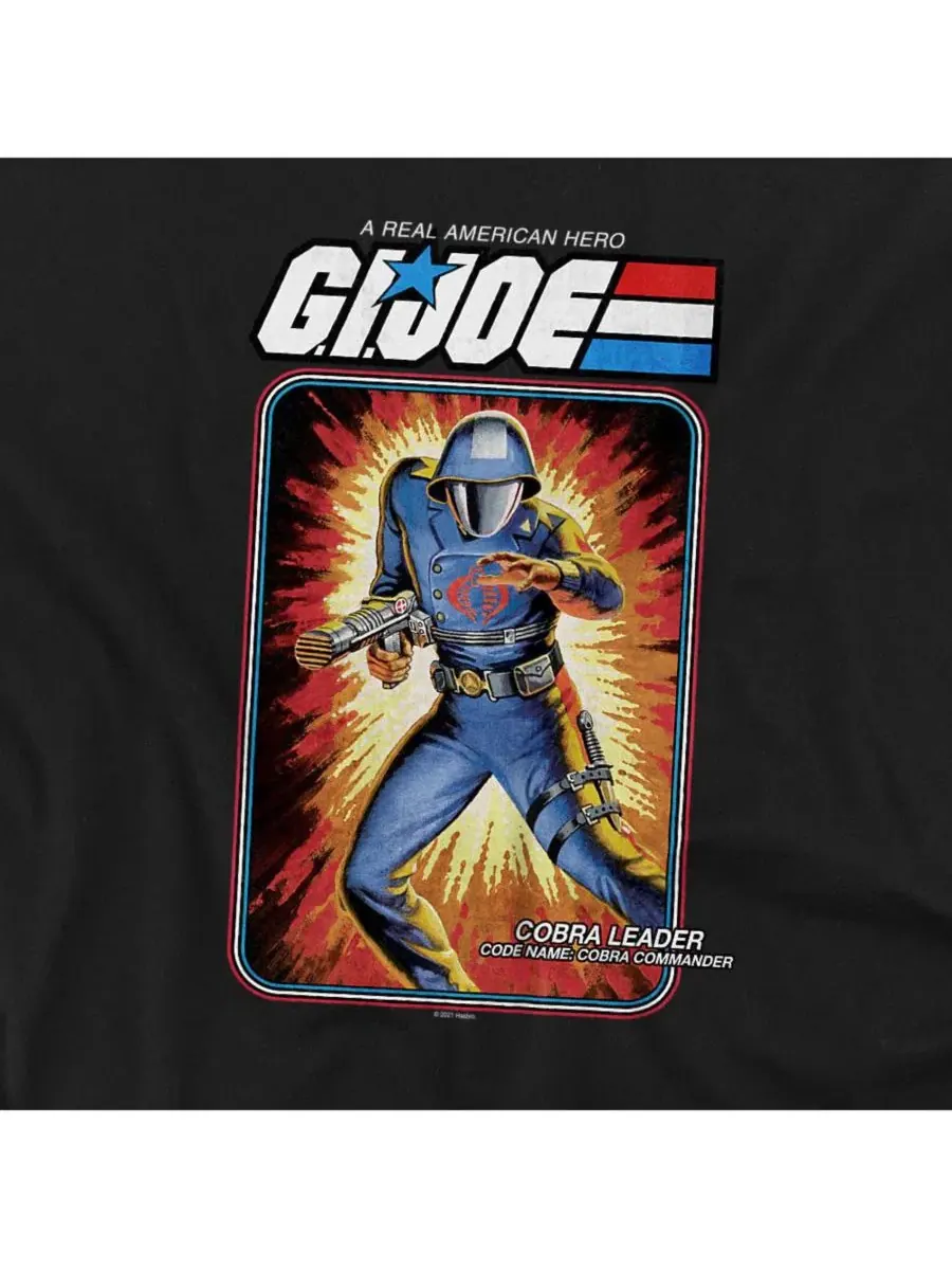 Футболка с принтом G.I. Joe Cobra Commander Hasbro+ — изображение 2 из 3, черный