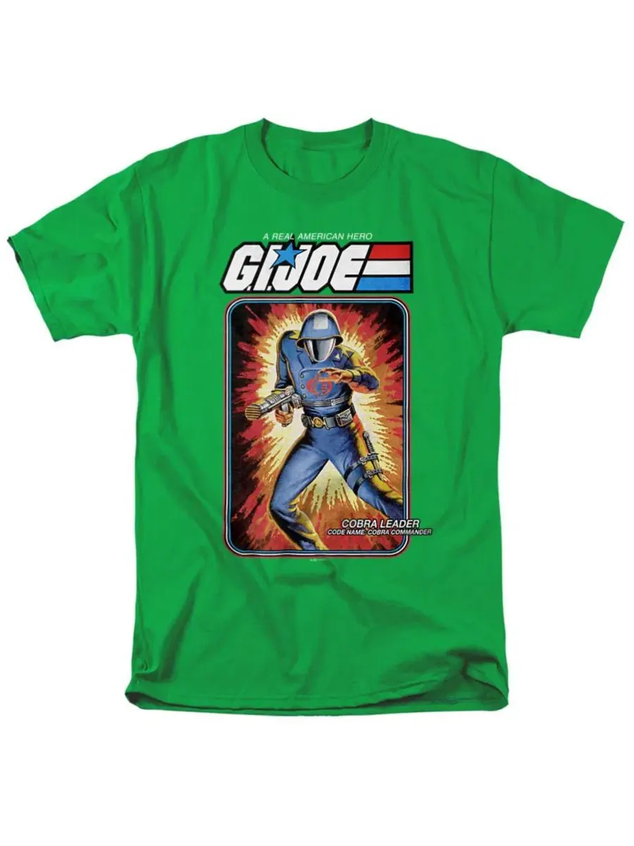 Футболка с принтом G.I. Joe Cobra Commander Hasbro+ — зеленый