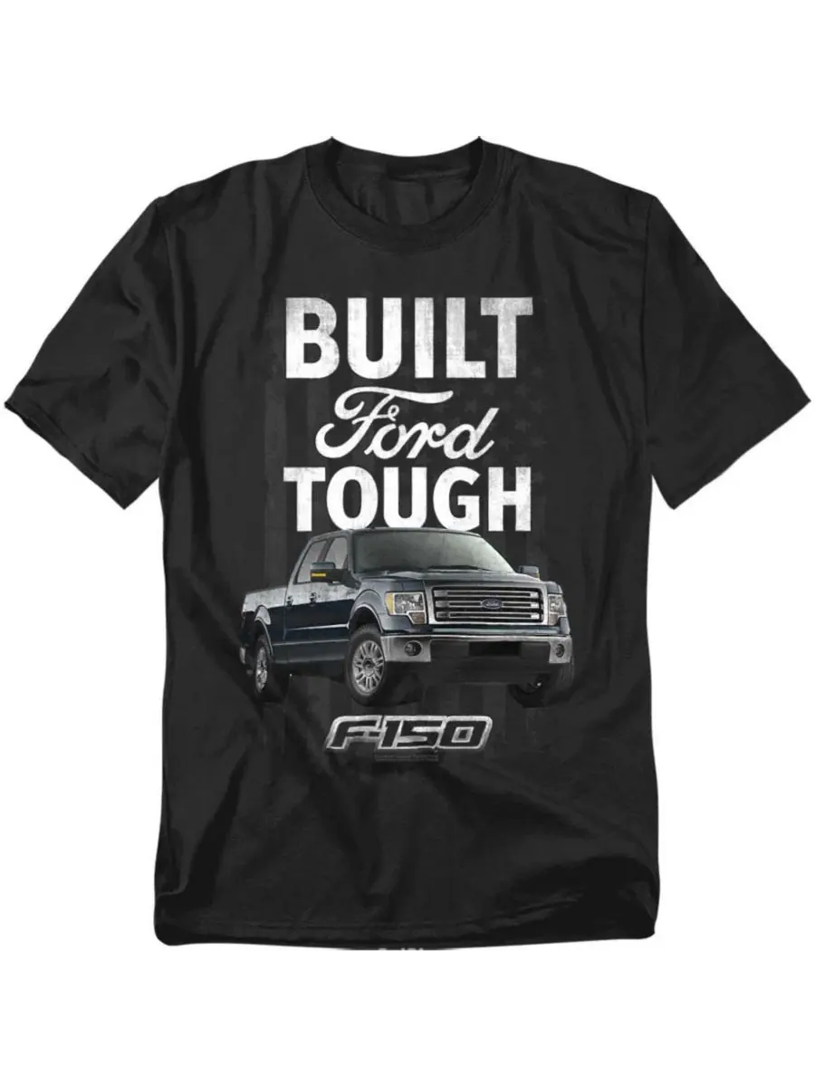 Футболка с длинным рукавом Ford Trucks F150 Built Tough USA Mustang — изображение 1 из 3, черный