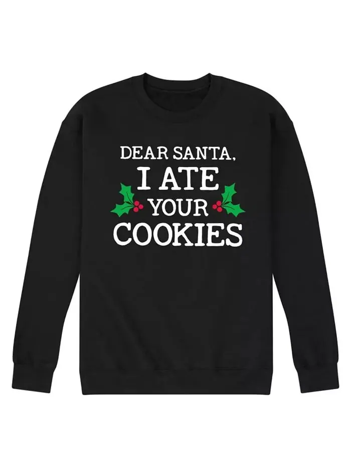 Мужская флисовая футболка Ate Your Cookies AIRWAVES — изображение 1 из 2, черный