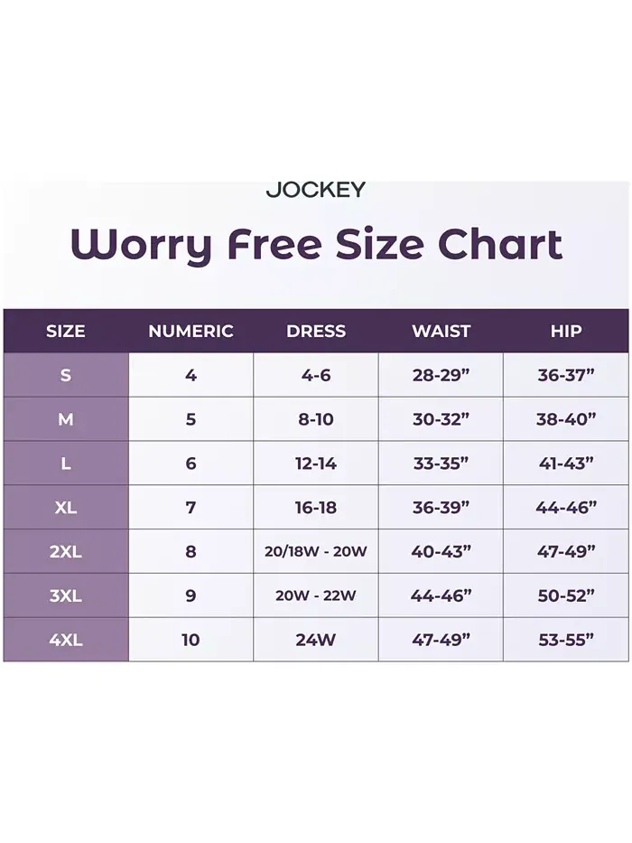 Женские трусы без швов Worry Free 2580 Jockey — изображение 4 из 11, прозрачный
