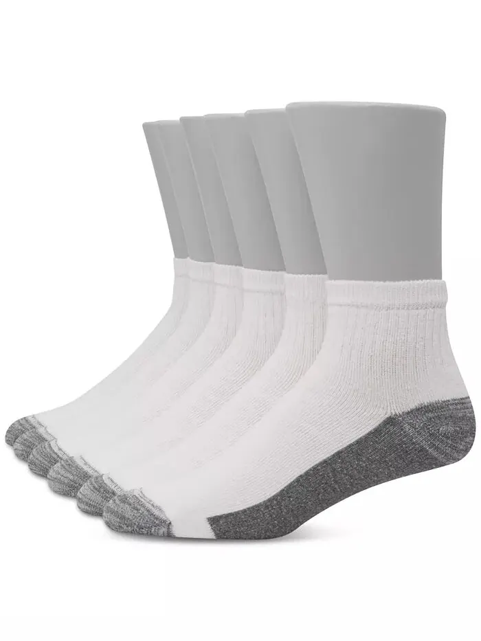 Мужские носки Ultimate Xtemp Ultra Cushion Ankle Socks, 6 шт Hanes — изображение 1 из 2, белый