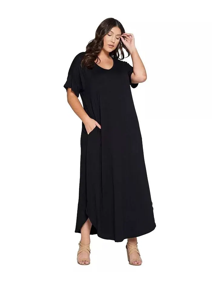 Платье-макси Scarlett Plus Size с карманами L I V D
