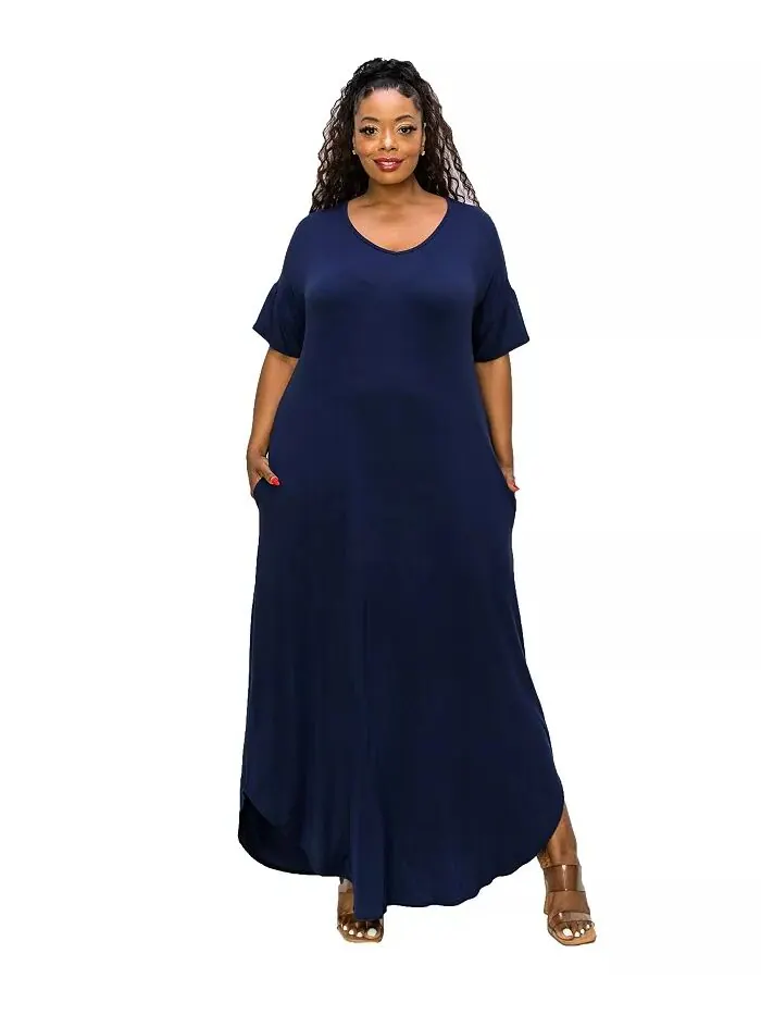 Платье-макси Scarlett Plus Size с карманами L I V D