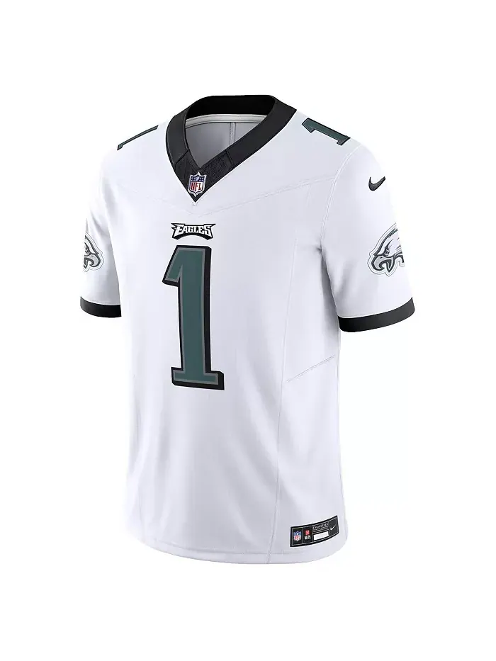 Мужская лимитированная джерси Jalen Hurts Philadelphia Eagles Vapor F.U.S.E Nike — изображение 2 из 6, белый