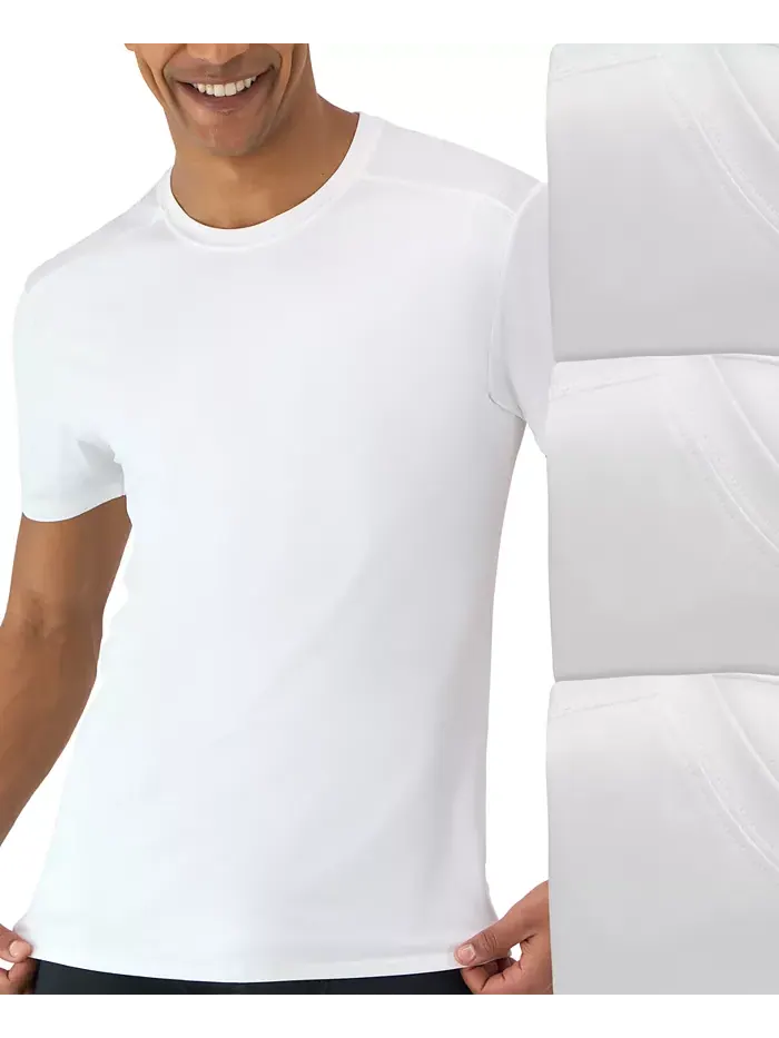 Мужские футболки Ultimate MOVES X-Temp Performance Crewneck, 3 шт Hanes — изображение 5 из 6, белый