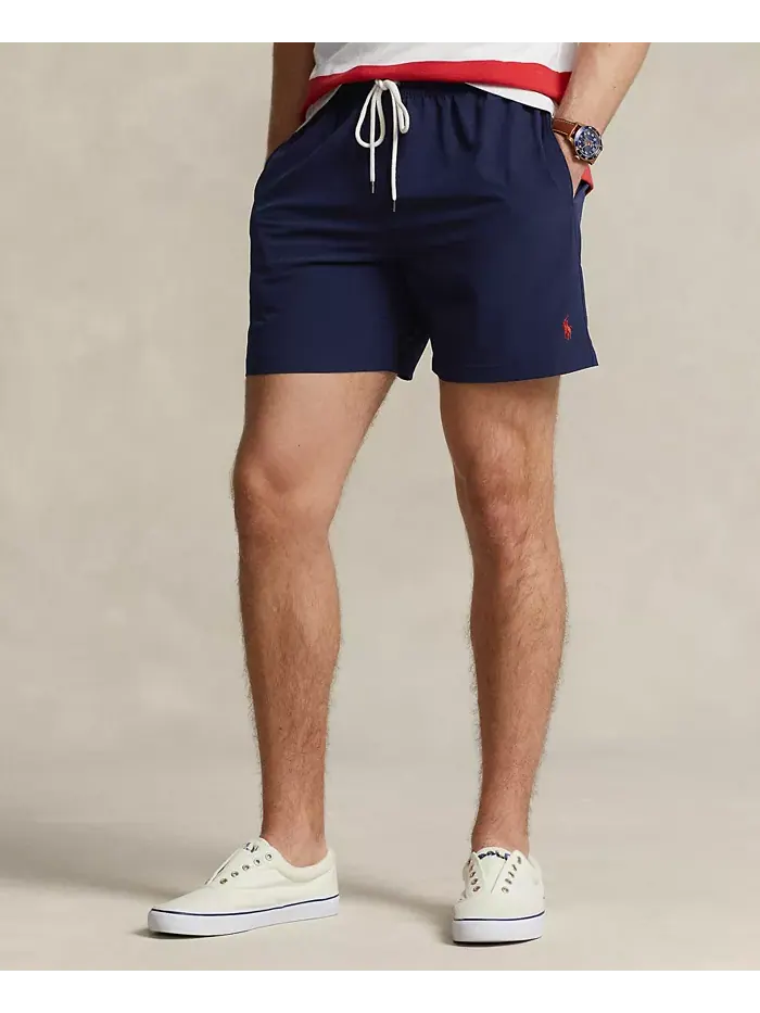 Мужские плавки Traveler Classic длиной 14,5 см Polo Ralph Lauren — изображение 1 из 6, темно-синий
