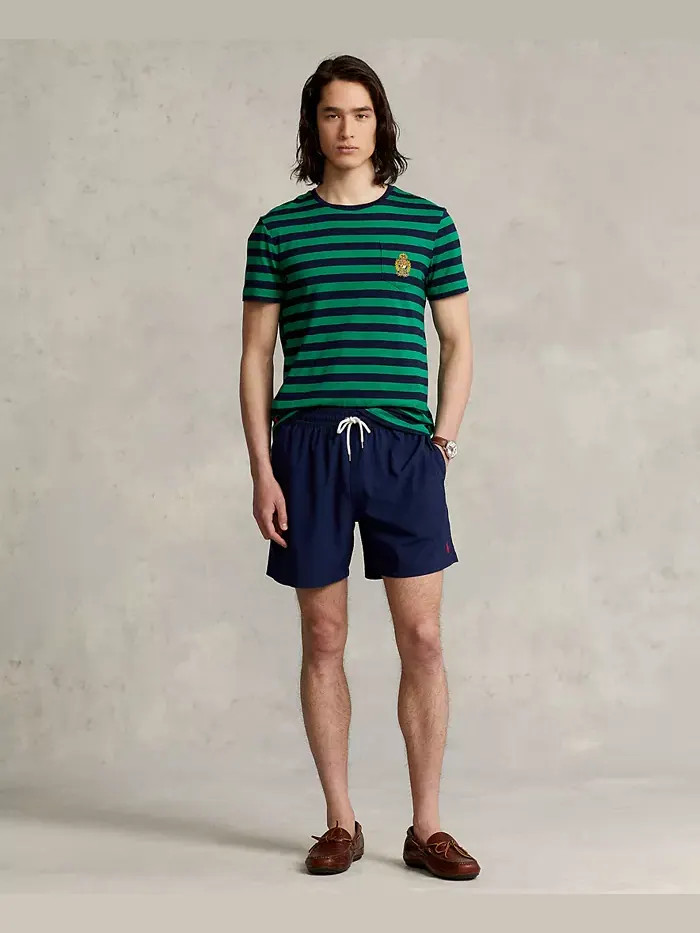 Мужские плавки Traveler Classic длиной 14,5 см Polo Ralph Lauren — изображение 2 из 6, темно-синий