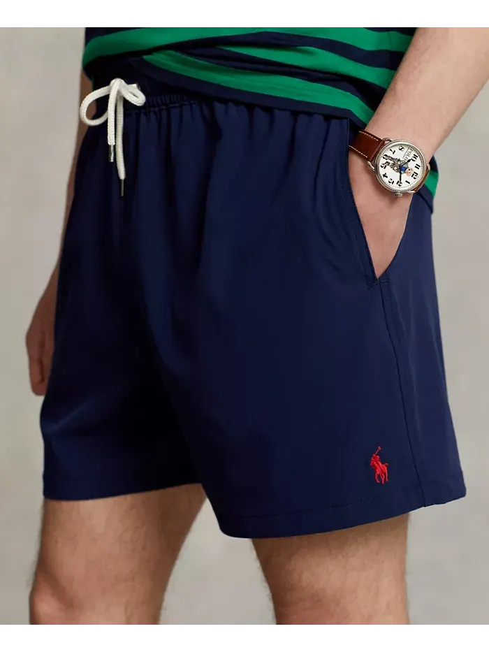 Мужские плавки Traveler Classic длиной 14,5 см Polo Ralph Lauren — изображение 4 из 6, темно-синий