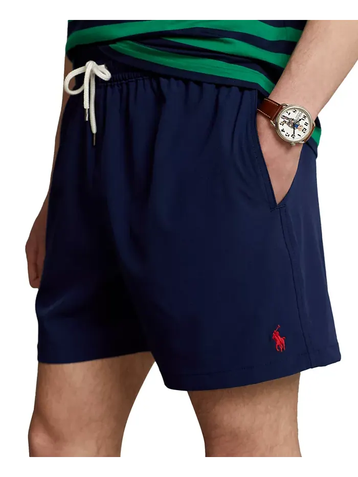 Мужские плавки Traveler Classic длиной 14,5 см Polo Ralph Lauren — изображение 6 из 6, темно-синий