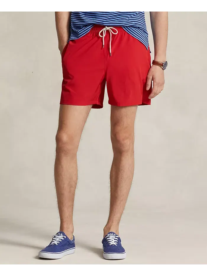 Мужские плавки Traveler Classic длиной 14,5 см Polo Ralph Lauren — изображение 1 из 6, красный
