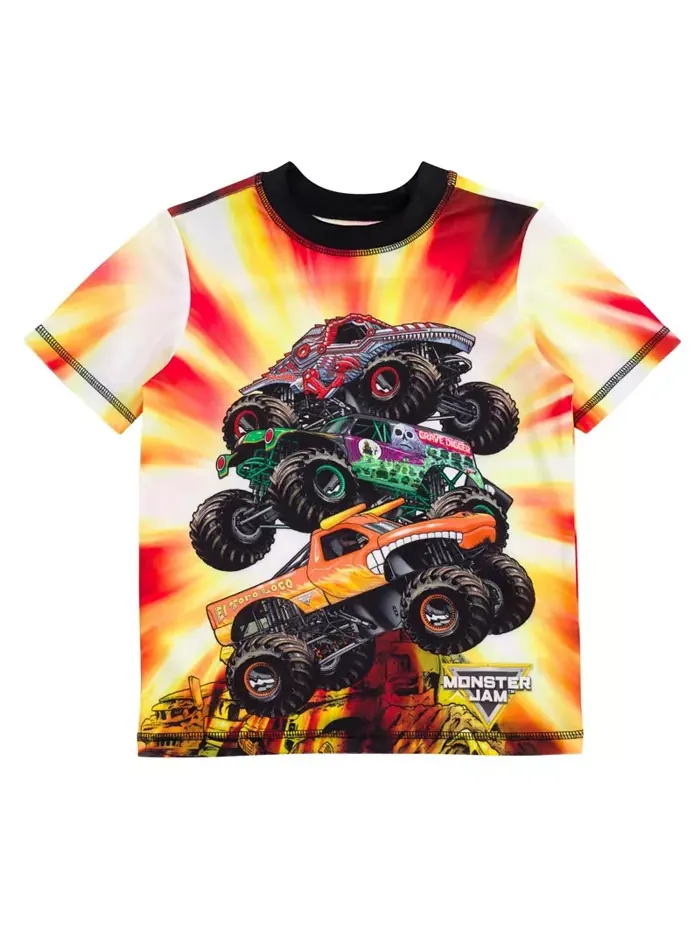 Комплект для плавания для мальчиков: толстовка-рашгард и шорты Toddler Boys Pullover Rash Guard and — изображение 6 из 6