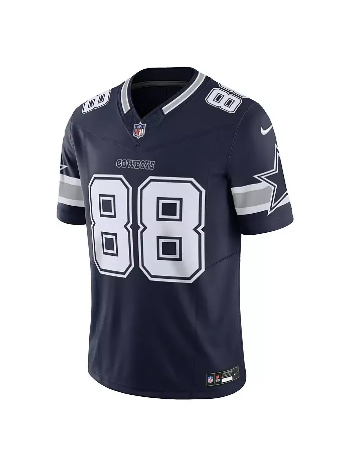 Мужская лимитированная джерси Dallas Cowboys Vapor F.U.S.E. CeeDee Lamb Nike — изображение 3 из 3, темно-синий белый
