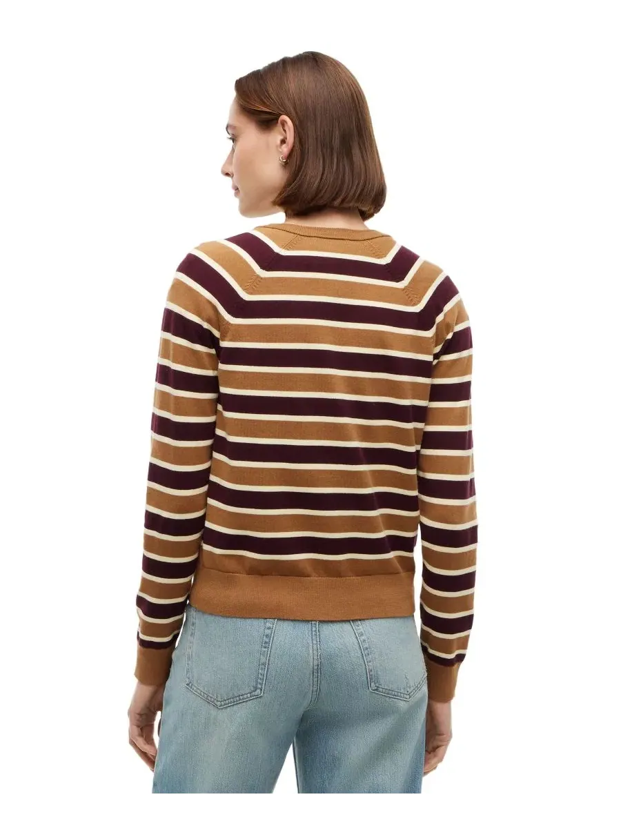 Кардиган женский с принтом в полоску Slim Fit Tommy Hilfiger — изображение 4 из 4