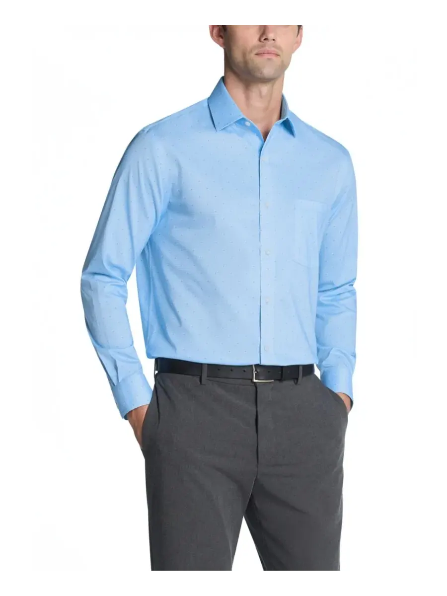 Рубашка для мужчин Van Heusen, Regular Fit, с длинным рукавом — изображение 1 из 3, зеленый