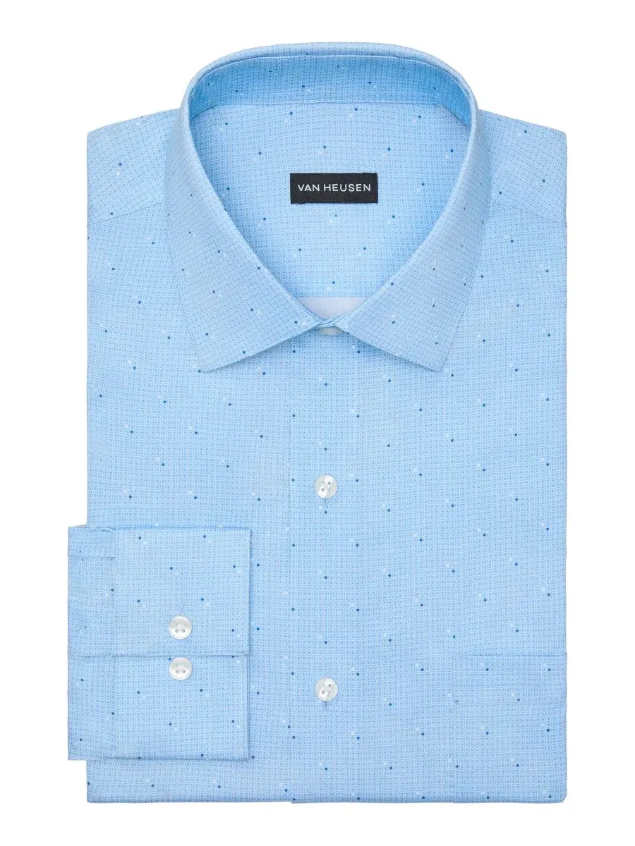 Рубашка для мужчин Van Heusen, Regular Fit, с длинным рукавом — изображение 3 из 3, зеленый
