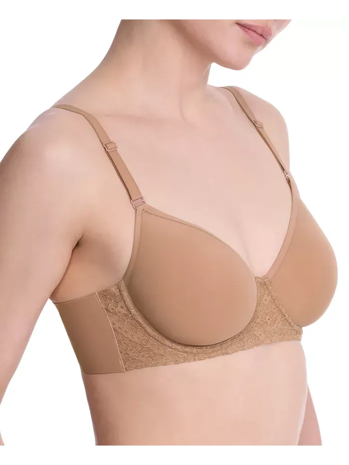 Женский бюстгальтер-футболка Harmony Back Spacer на косточках 721347 Natori — изображение 2 из 5, пергаментный