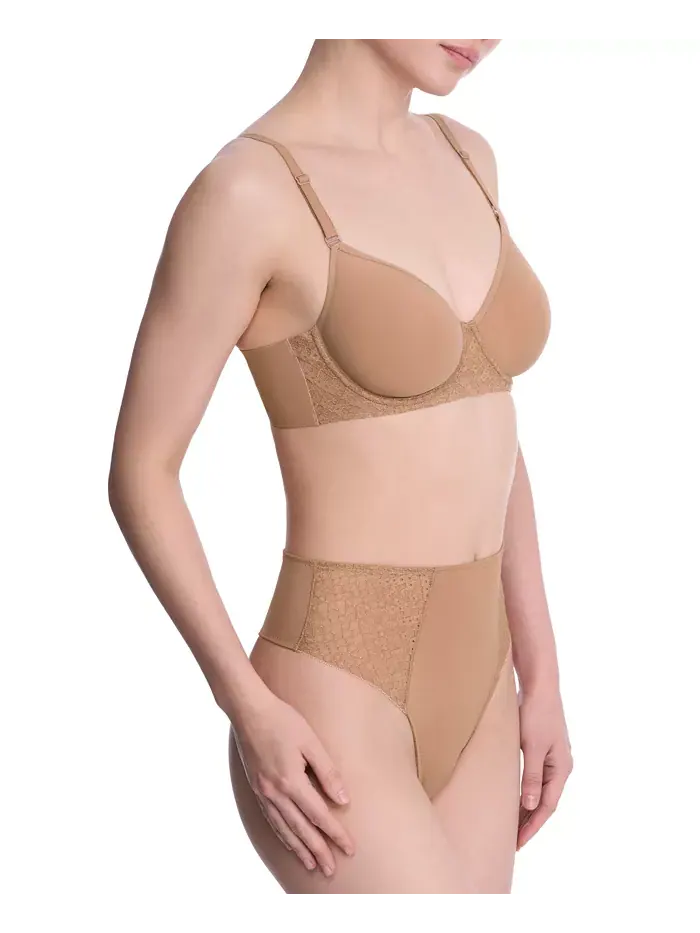 Женский бюстгальтер-футболка Harmony Back Spacer на косточках 721347 Natori — изображение 5 из 5, пергаментный