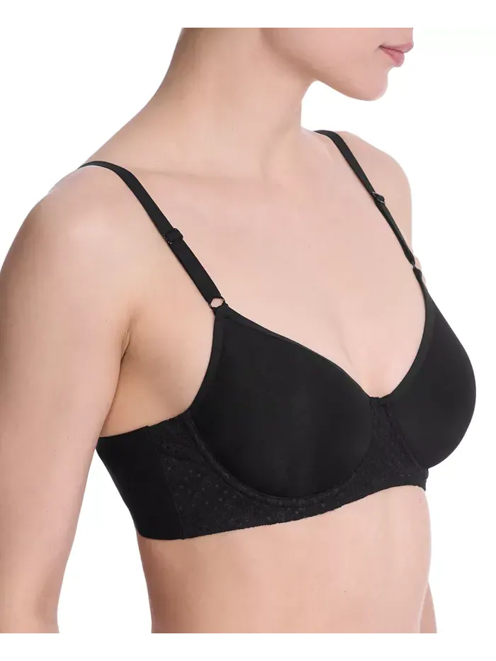 Женский бюстгальтер-футболка Harmony Back Spacer на косточках 721347 Natori — изображение 2 из 6, черный