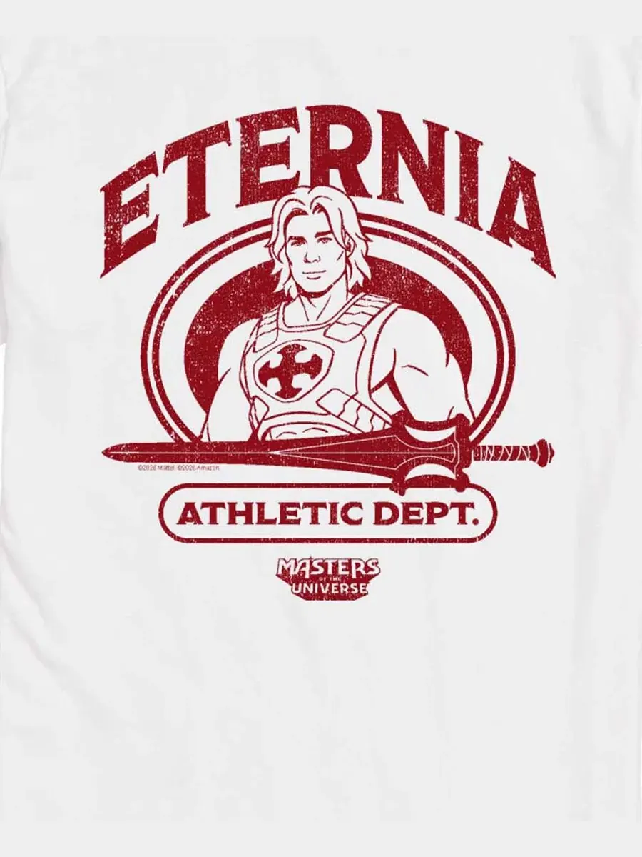 Футболка с принтом Masters of the Universe Eternia Athletic Department AIRWAVES — изображение 3 из 3, белый