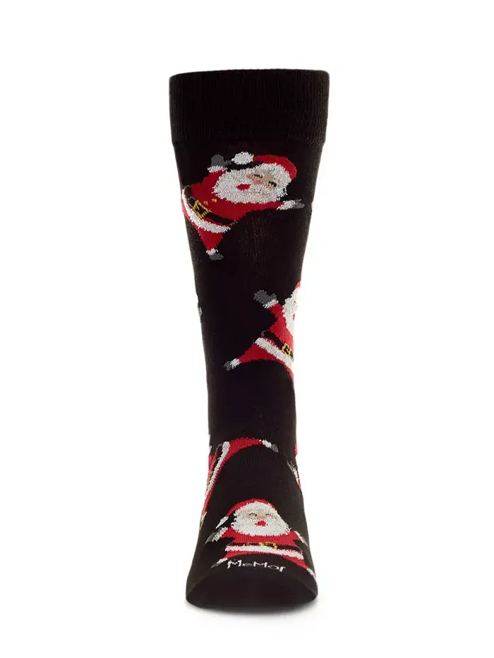 Мужские носки All Over Santa Crew Memoi — изображение 3 из 3, черный