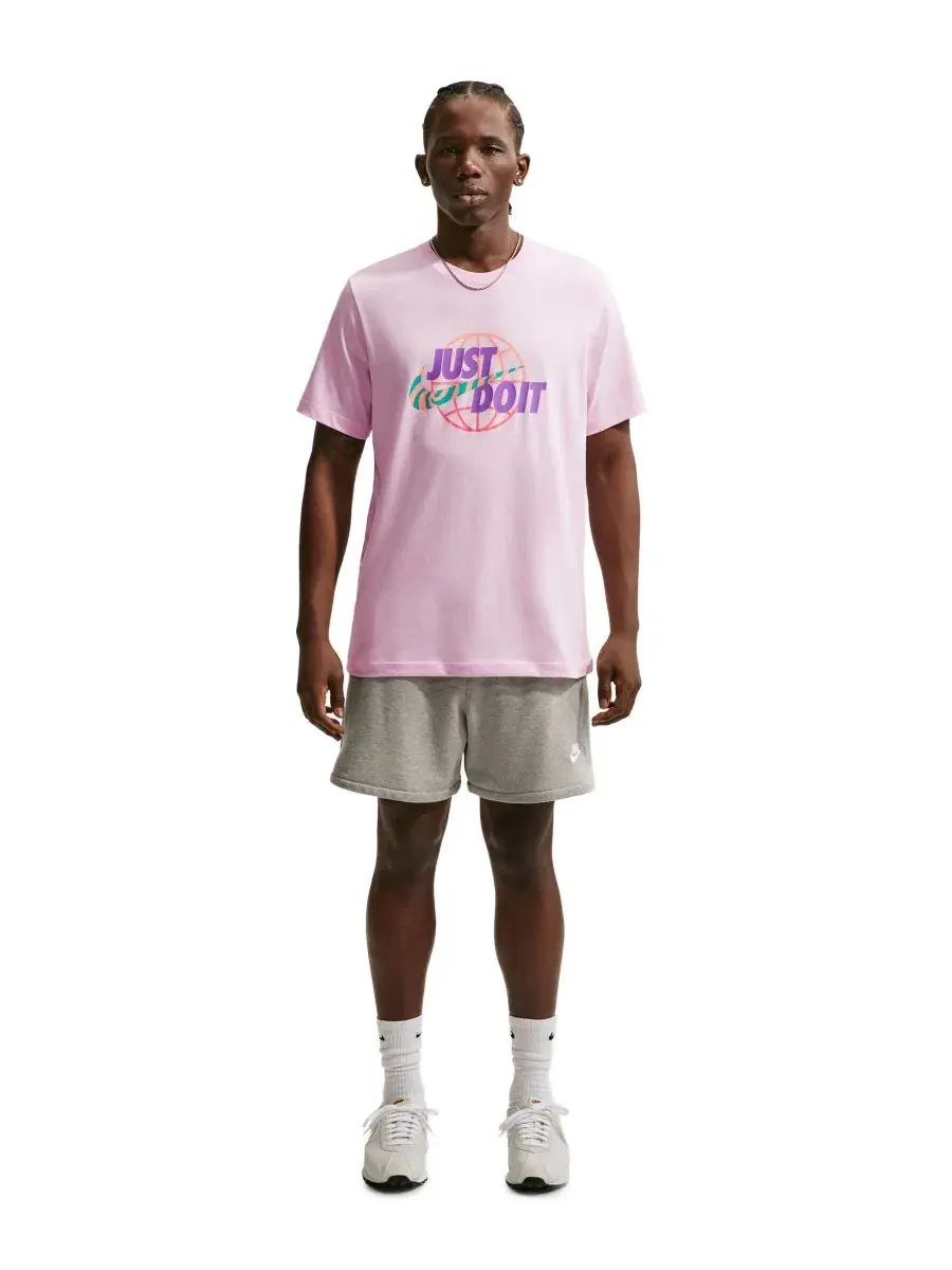 Футболка с принтом Sportswear Men's Graphic Nike — изображение 2 из 6, розовый