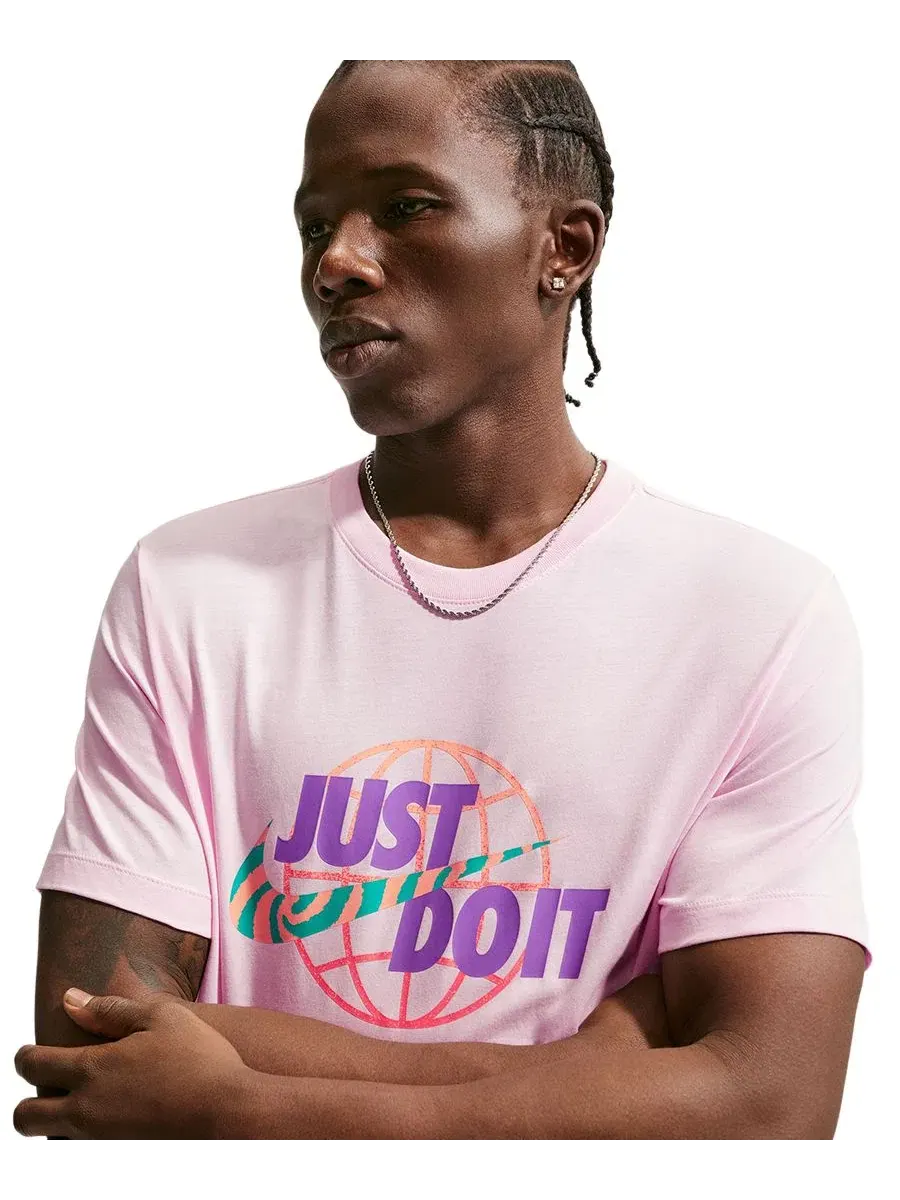 Футболка с принтом Sportswear Men's Graphic Nike — изображение 3 из 6, розовый