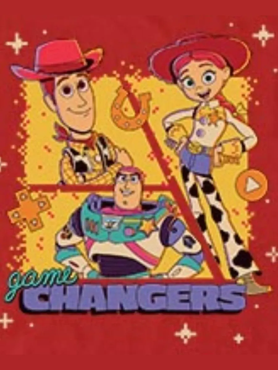 Футболка с принтом Game Changers, Woody and Jessie Fifth Sun — изображение 3 из 3, красный