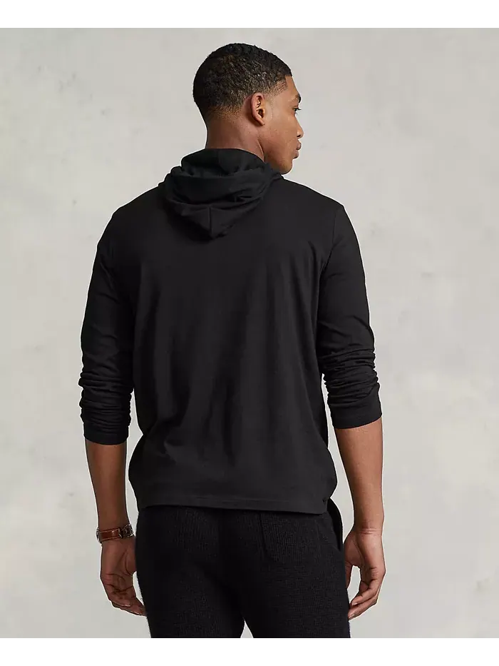 Мужская худи-футболка Polo Ralph Lauren — изображение 2 из 5, черный