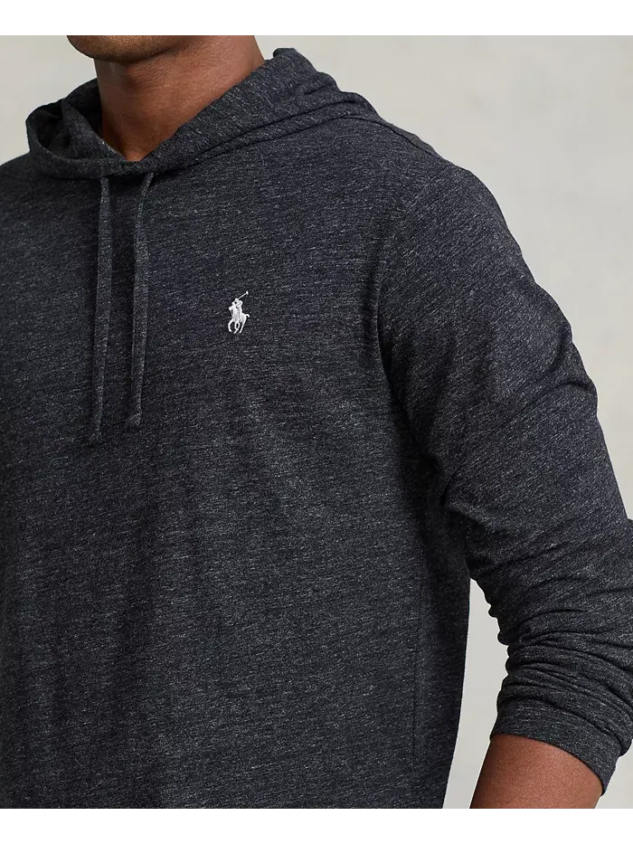 Мужская худи-футболка из джерси Polo Ralph Lauren — изображение 2 из 5, черный