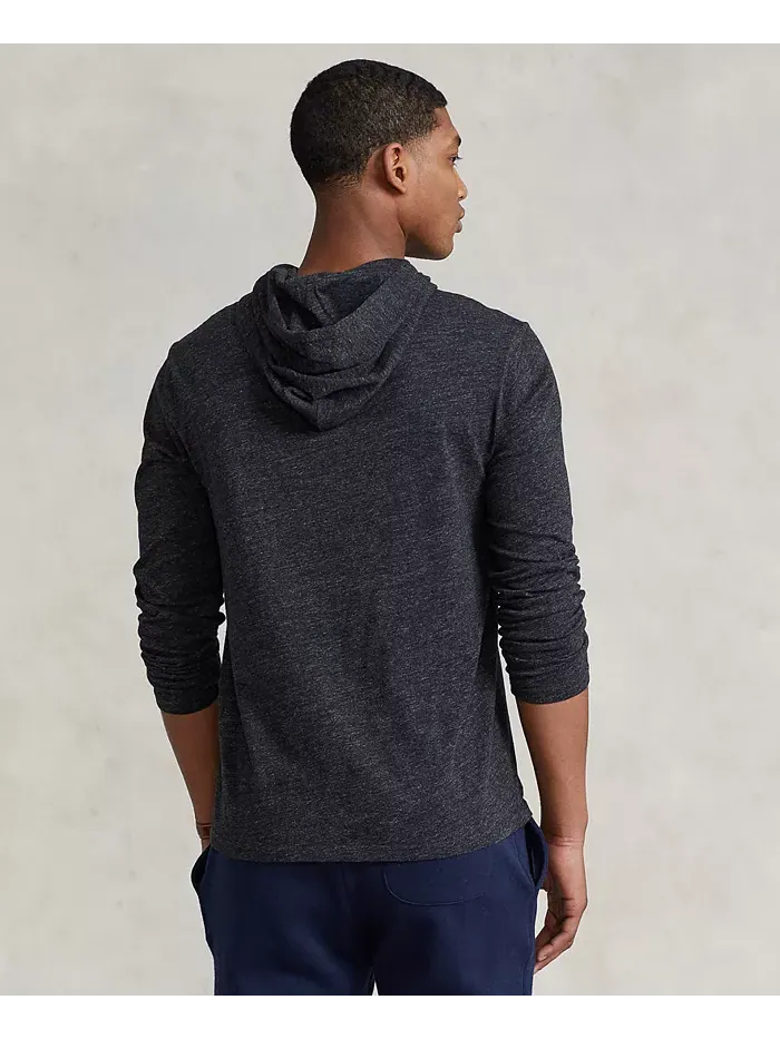 Мужская худи-футболка из джерси Polo Ralph Lauren — изображение 3 из 5, черный