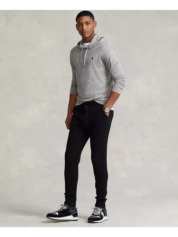 Мужская футболка с капюшоном из джерси Polo Ralph Lauren — изображение 2 из 5, серый