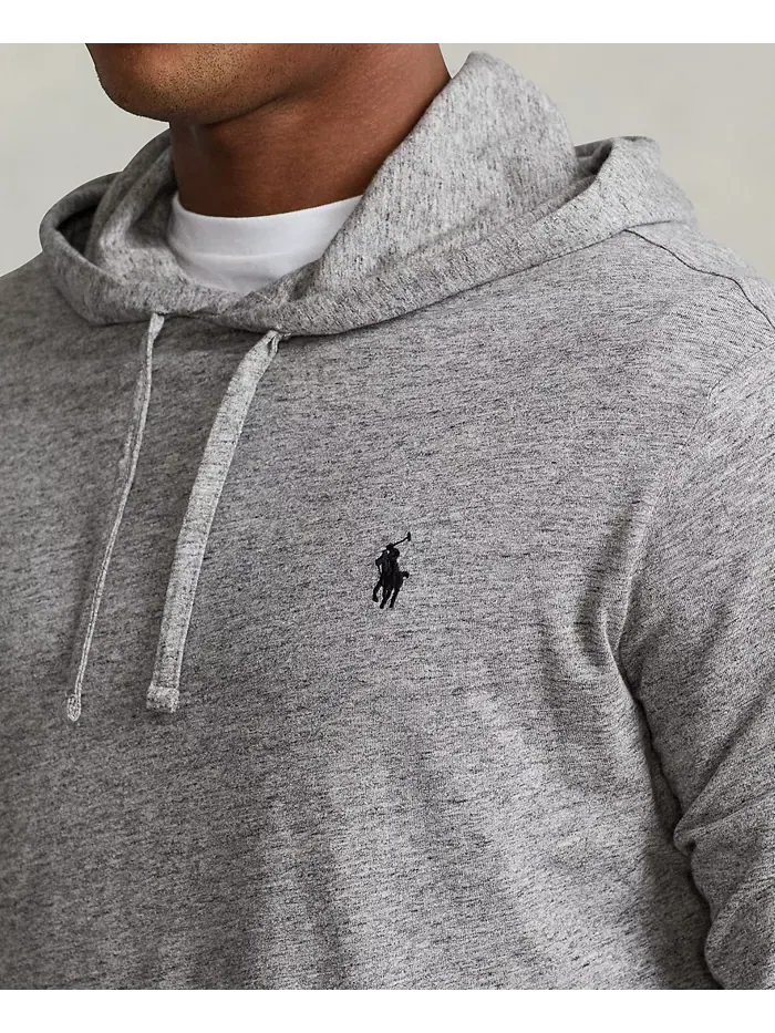 Мужская футболка с капюшоном из джерси Polo Ralph Lauren — изображение 3 из 5, серый