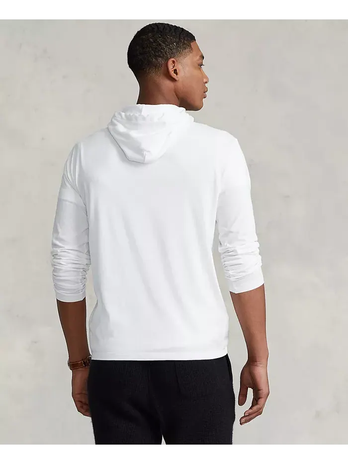 Мужская худи-футболка из джерси Polo Ralph Lauren — изображение 2 из 5, белый