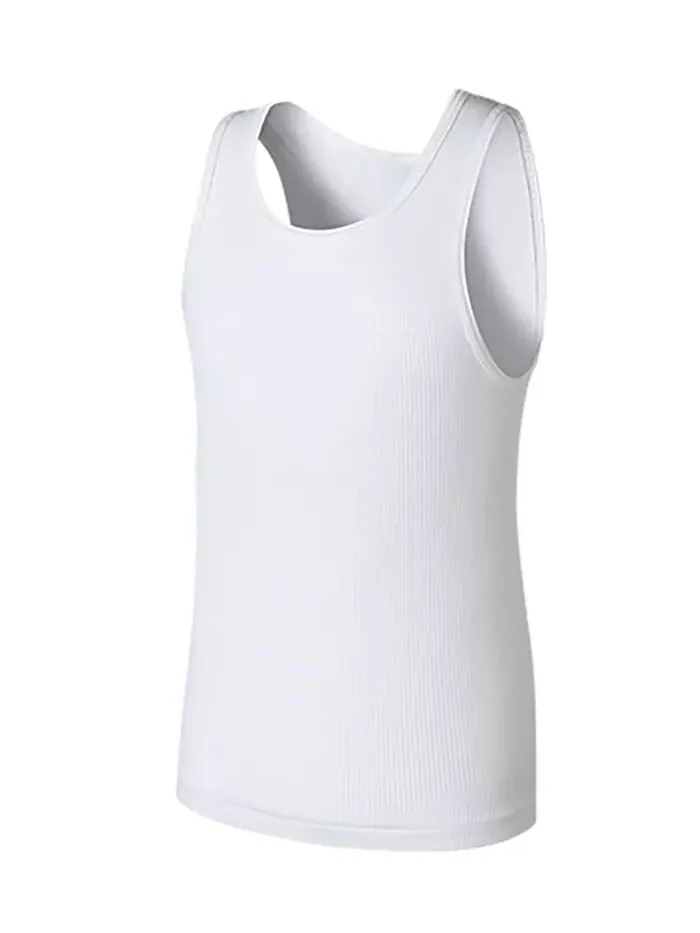 Майка Big Boys Ultimate Cotton Blend, упаковка из 5 шт Hanes — изображение 5 из 5, белый