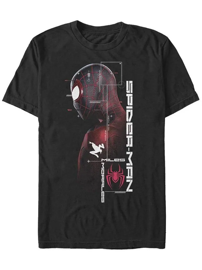 Мужская футболка с короткими рукавами и круглым вырезом Spidey Specs Fifth Sun — изображение 1 из 1, черный