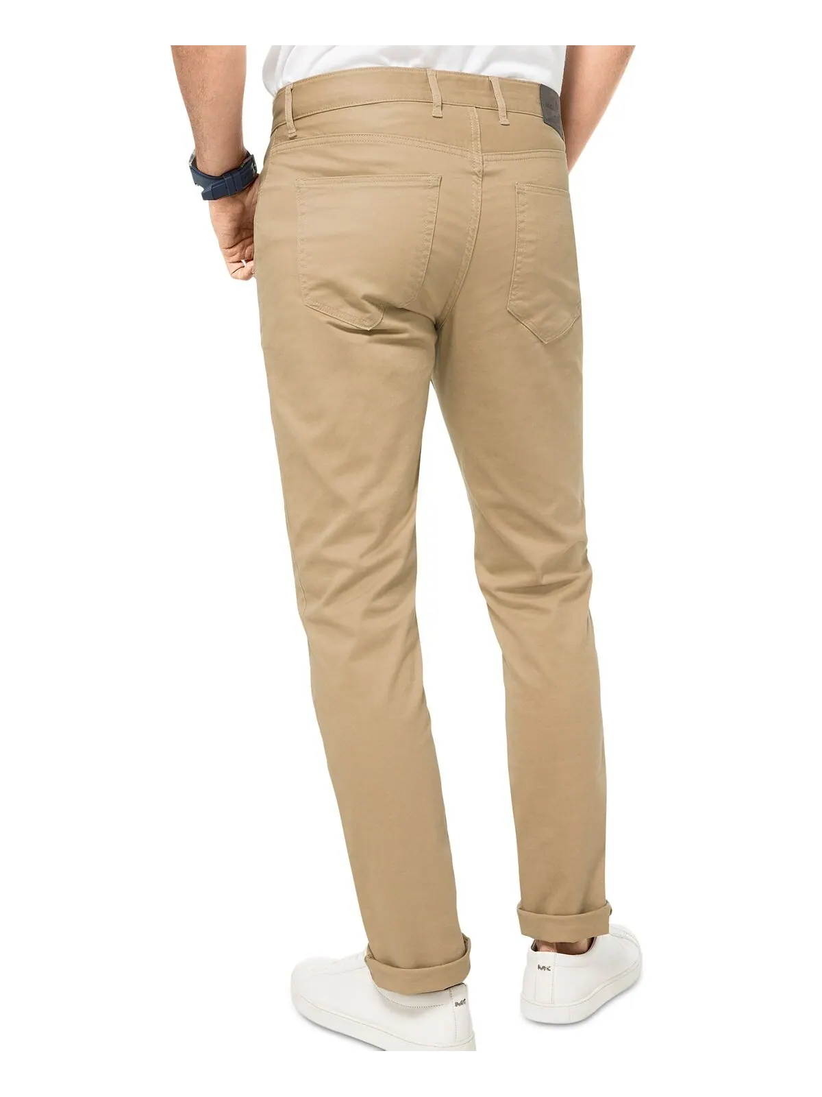 Мужские эластичные брюки parker slim-fit Michael Kors — изображение 2 из 2, хаки