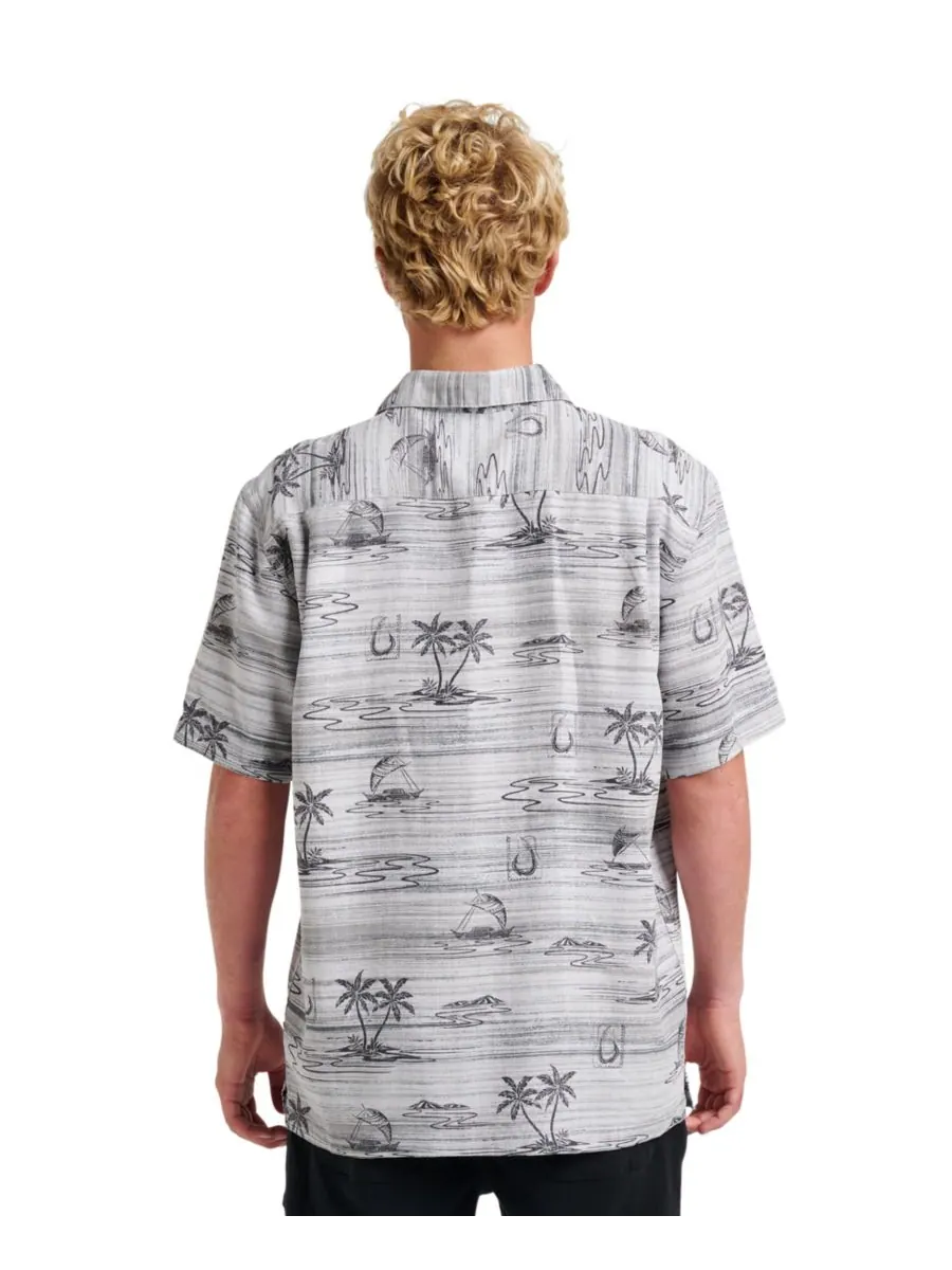 Мужская рубашка Quiksilver Comfort Fit Quiksilver Waterman — изображение 2 из 7, фантомный