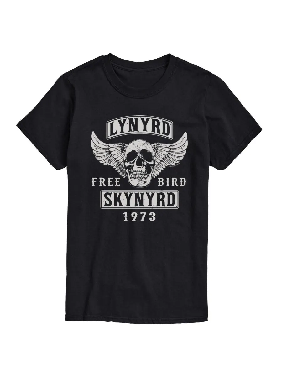 Мужская футболка с коротким рукавом Lynyrd Skynyrd 1973 AIRWAVES — изображение 1 из 3, черный