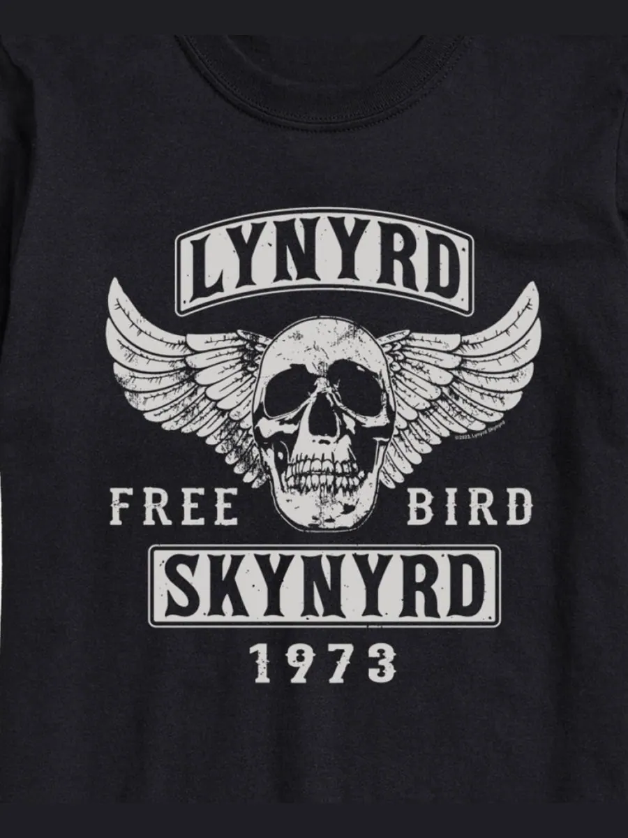 Мужская футболка с коротким рукавом Lynyrd Skynyrd 1973 AIRWAVES — изображение 3 из 3, черный