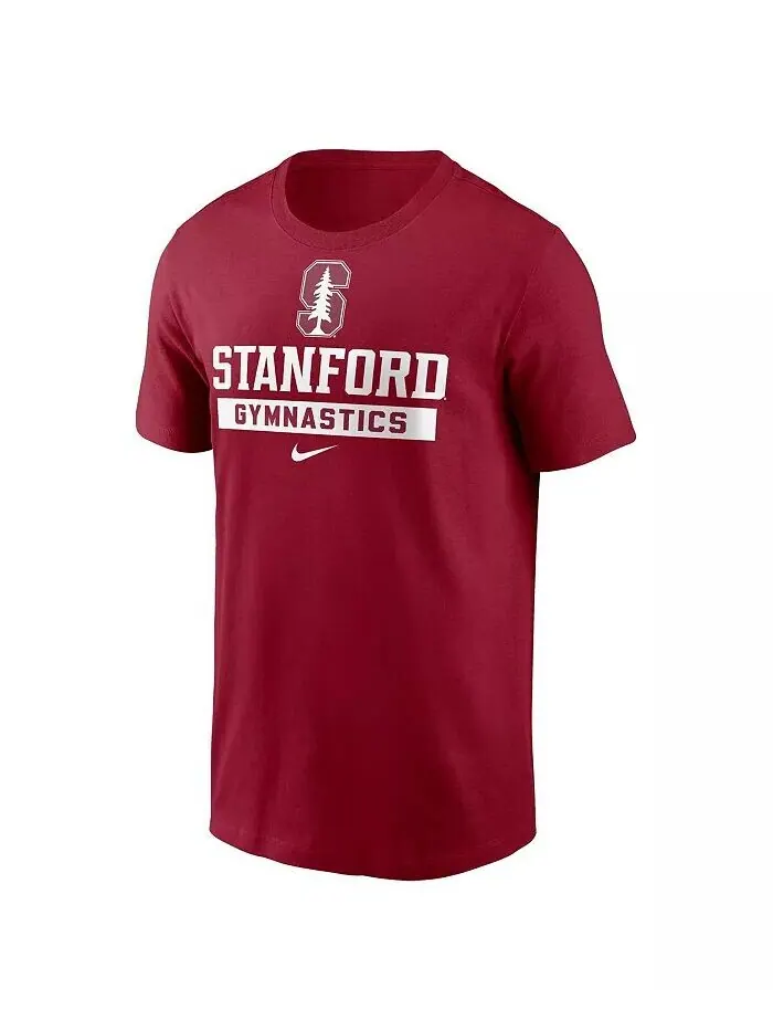 Мужская футболка для гимнастики Cardinal Stanford Cardinal Sport Drop Nike — изображение 3 из 3, красный